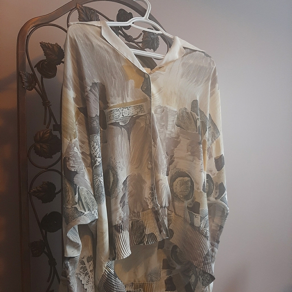 Vintage satin blouse